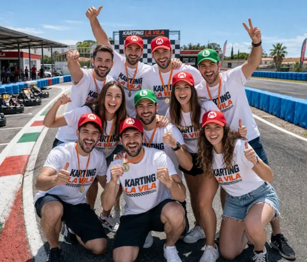 Cumpleaños y despedidas con karting cerca de Benidorm